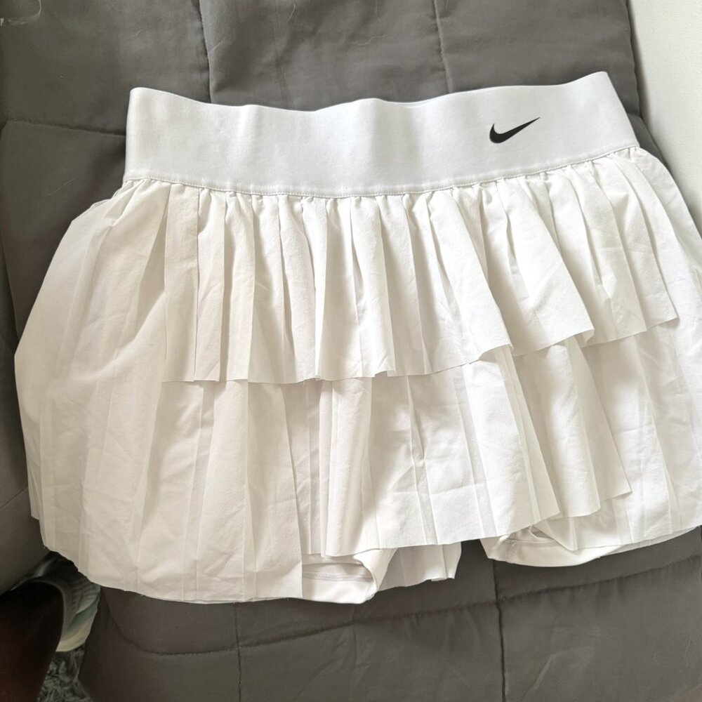 Nike Ruffle Tennis Skirt - White - Size XL